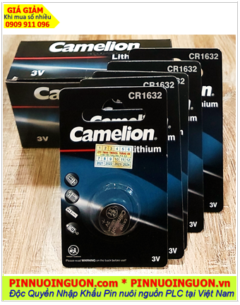 COMBO 1HỘP 10vỉ Pin Camelion CR1632 lithium 3v chính hãng _Giá chỉ 229.000/HỘP 10vỉ